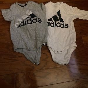 Adidas baby onesies